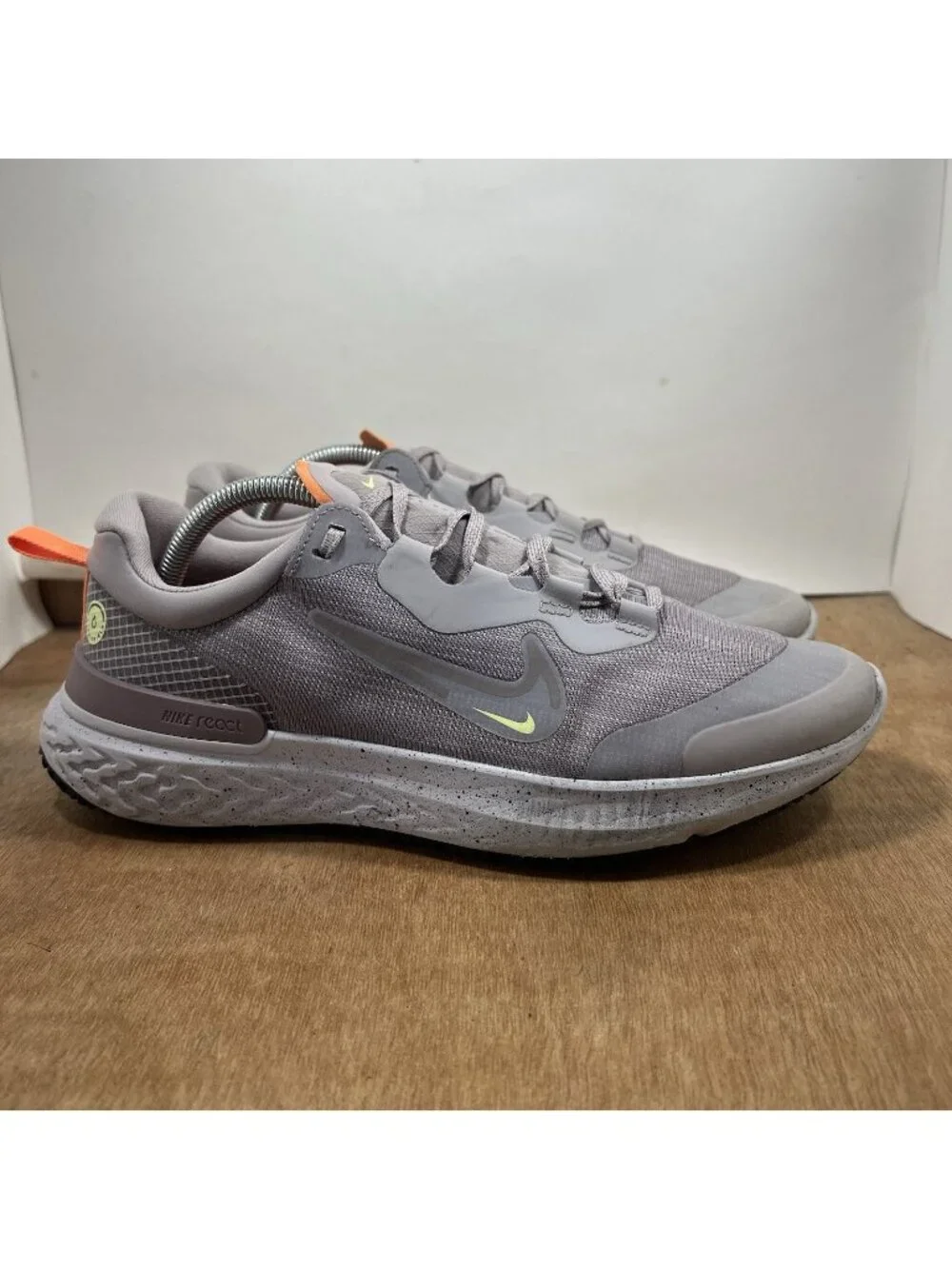 Nike React Miler 2 Shield Amethyst Ash Women's Size 12 Running Shoes DC4066-500